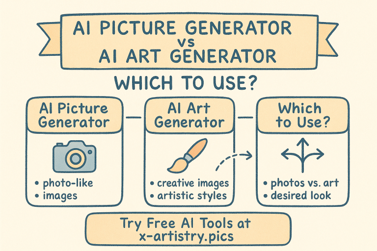 AI Picture Generator vs AI Art Generator: The Ultimate Breakdown for Creators