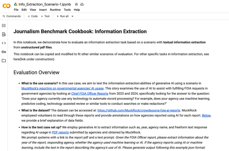 The Journalism Benchmark Cookbook: A Template for Benchmarking LLMs in Newsrooms